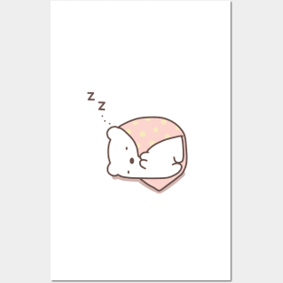 Sleepy Baby Bear! Posters and Art